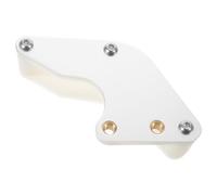 DECORNIJIA Motorcycle Chain Guide Guard Silver Universal Mini Bike Clutch Cover Protector with Chain Tensioner Roller for Off-road Riding and Outdoor Motorbike Sports