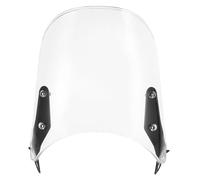 DECORNIJIA Motorcycle Windshield Front Windshield Windscreen Replacement Metal Material Wind Deflector Reduces Wind Resistance Compatible with Models for Comfortable Ride
