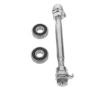 DECORNIJIA Mountain Bike Front Axle Hub Shaft with Bearings Replacement Solid Bicycle Wheel Hub Axle for Front and Rear Wheels Performance Enhancement for Off Road Riding