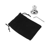 DECORNIJIA Multi-hole Metal Tuning Fork Stand with Protective Bag Replacement Holder for Enhanced Vibration Transfer and Sound Transmission Compatible with Various Musical Instrument Parts