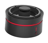 DECORNIJIA Multifunctional Ceramic Desktop Air Purifier Ashtray with Hepa Filter and Negative Ion for Second Hand Smoke Removal Rechargeable Hour Battery for Home and Office Use