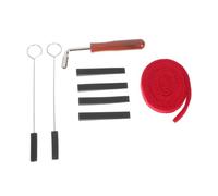 DECORNIJIA Multifunctional Piano Tuning Tool Black Kit with Ergonomic Hammer Mutes Silencers for Volume Reduction Repairing Accessories for Musical Instruments