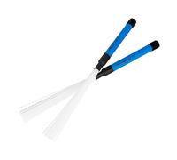 DECORNIJIA Multipurpose Jazz Drum Brush with Nylon Bristles and Abs Handle Lightweight Compact Percussion Accessory for Beginner Drummers and Traveling Musicians Precise Nuanced Playing