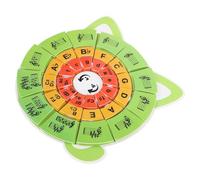 DECORNIJIA Music Education Tools Flash Cards The Circle of Fifths Poster Circle of Fifths Puzzle Music Theory Chart Piano Piano Practice Tool Paper Green
