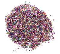 DECORNIJIA Nail Art Crushed Glass Fillers 200g Irregular Mixed Color Shards DIY Epoxy Charm Decorations for Manicure Party Nail Polish Craft