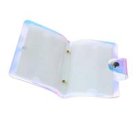 DECORNIJIA Nail Art Stamping Plate Bag with Multi-card Slots Rectangle Nail Stamp Holder Organizer Lightweight Portable Storage for Professional and Home Use