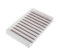 DECORNIJIA Natural Curl Eyelash Clusters Individual Extensions Lightweight Fiber Material for Women
