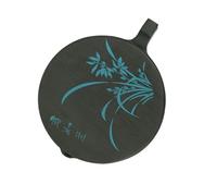 DECORNIJIA Natural Stone Fish Shape Inkstone for Chinese Calligraphy Traditional Inkslab with Lid Original Stone Ink Pool Lightweight and Portable Calligraphy Accessory for Beginners and