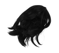 DECORNIJIA Natural Wig with Bangs for Women Short Synthetic Hair for Party Halloween Cosplay Daily Use Comfortable Fit Fibers Easy Styling for Role Playing and Festive Occasions