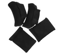 DECORNIJIA Non-Slip Underarm Crutch Pads and Walking Stick Handle Covers Black Armpit Support with Enhanced Grip for Stability and Comfort Easy Replacement Crutches Accessories