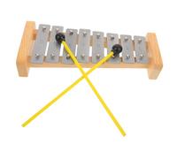 DECORNIJIA Note Xylophone Montessori Glockenspiel Percussion Instrument with Mallets for Music Activities Early Learning Educational