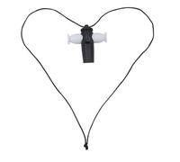 DECORNIJIA Orff Samba Whistle Educational Black White Accompaniment Whistle for Dance Performance S Musical Gift for Holidays and Parties