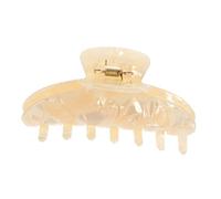 DECORNIJIA Pearl White Hair Jaw Clip Durable Hair Claw Clamp for Women and Easy to Use Office and Daily Wear Elegant Simple Design Ornament
