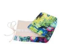 DECORNIJIA Pencil Roll Wrap Bag with Beautiful Pattern Canvas 48 Slots Practical Storage for Pencils and Thin Pens, Easy to Carry in Purse Or Art Bags