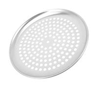 DECORNIJIA Perforated Aluminum Alloy Pizza Pan Nonstick Baking Tray for Oven Even Heat Circulation for Crispy Crust Multi Use Household Pizza and Pastry Baking Tool