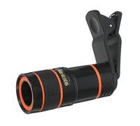 DECORNIJIA Phone Camera Lens 8x Zoom Telephoto Universal Clip on Lens Monocular Telescope with High Light Volume and Colour Restoration, Compatible with Most Mobile Phones for Wildlife