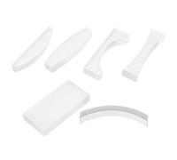 DECORNIJIA Physical Optical Glass Prism and Concave Convex Lens for Science Teaching Glass Lens Kit for Middle School Physics Experiments Precise Light Refraction and Reflection Portable