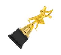 DECORNIJIA Plastic Ballet Dance Trophy Award for Competition Winners Lightweight Dance Trophy with Dual Dancer Design Student Rewards for Teamwork and Performance
