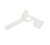 DECORNIJIA Plastic Eye Occluder with Slip Handle for Eyesight Exam and Astigmatism Test Handheld Durable Eye Patch for Optometry Suitable for Optical Shops Schools and Hospitals