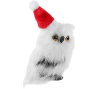 DECORNIJIA Plush Owl Decoration for Christmas Tree, Simulated Holiday Owl Ornament with Soft Plush Material, Lovely Tree Decor Suitable for Home and Party Decorations