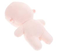 DECORNIJIA Portable Blank Humanoid Plush Doll Wear Resistant DIY Craft Model for Soft PP Cotton Stuffed Body Reusable and Durable Doll for Dressing Up and Parent Interaction