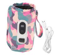 DECORNIJIA Portable Digital Milk Bottle Warmer Bag with Five Adjustable Gears for Outdoor Use Wear-Resistant Insulated Bottle Heater with Even Heating Suitable for Travel and Shopping