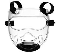 DECORNIJIA Portable Kickboxing Sparring Face Guard with Open Design for Maximum Visibility Shockproof Taekwondo Sports Face Cover Protection for Karate and Martial Arts Training