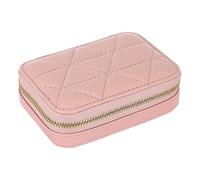 DECORNIJIA Portable Lipstick Storage Bag with Mirror Makeup Pouch for Travel Durable Cowhide Cosmetic Case for Lipstick and Lip Gloss for Womens The Needs