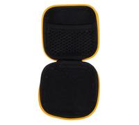 DECORNIJIA Portable Mini EVA Earbud Case Hard Storage Box for Headphones Earphones USB Cables Travel Organizer Yellow Compact Protective Pouch