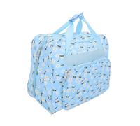 DECORNIJIA Portable Sewing Machine Carrying Case Sewing Machine Handbag Yarn Organizer for Knitting Sky-Blue