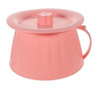 DECORNIJIA Portable Unisex Chamber Pot with Lid Thick PP Portable Toilet Urinal Basin for Elderly Pregnant Women Adults Stable Non-Tipping Design Odor-Sealed Spittoon for Home Travel Use