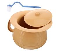 DECORNIJIA Portable Urinal Lid Plastic Home Spittoon for Bedroom Unisex Chamber Pot for Boys and Girls and Adults for Potty Training and Camping