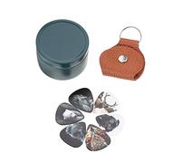 DECORNIJIA Professional Celluloid Guitar Picks with Creative Patterns Smooth Edges for Sound Guitar Practice Supplies for Acoustic Electric Guitarists