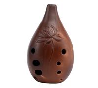 DECORNIJIA Professional Ceramic Ocarina Xun Instrument for Beginners and Performers Deep Rich Tone Chinese Wind Music Instrument Easy to Play with Pure Correct Tune Style