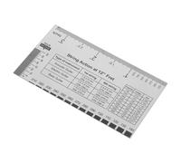 DECORNIJIA Professional Guitar String Action Gauge Ruler for Acoustic and Bass Guitars Precise Luthier Measuring Tool with Neck Setup Gauge for Accurate String Height Adjustment and