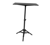 DECORNIJIA Projector Tripod Stand with Tray Robust Build and Flexible Height for Desktop and Floor Use in Office and Home