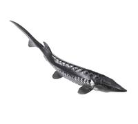 DECORNIJIA Realistic Chinese Sturgeon Pvc Model, Marine Animal Simulation Figurine for Science Education and Aquarium Decor, under Sea Animal Plaything and Collectors