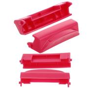 DECORNIJIA Replacement Latch Switch 4pcs Button Parts Spare Cooker Rice in Pink Plastic with Thickened Door and Easy Operation Repair for Electric Rice Cooker Lid