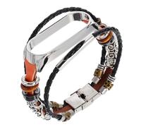 DECORNIJIA Replacement Metal Shell Wristband Compatible for Xiaomi Nfc Diy Bracelet for Smartwatch Watch Band Braided Style for Wristbands