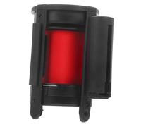DECORNIJIA Retractable Barrier Belt Red Safety Strap for Crowd Control Queue Management Easy Installation Reliable Warning Belt for Safety Cones