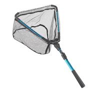 DECORNIJIA Retractable Folding Fishing Net Portable Aluminum Alloy Large Capacity Braided Catching Net for Sea River Lake Fishing Lightweight Accessory