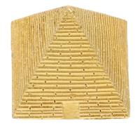 DECORNIJIA Retro Mini Egyptian Pyramid Model Desktop Decor Craft Ornament for Home Office Feng Shui and Cognitive Display