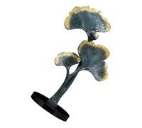 DECORNIJIA Retro Resin Ginkgo Leaf Ornament Desktop Adornment for Home Office Decoration Wear-resistant Living Decor Sculpture Leaf Craft for Positive Energy and Practical Display