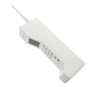 DECORNIJIA Retro Vintage Old Cell Phone Model Flip Phone Prop 80s 90s Home Decor Stage Performance Ornament White Large Fake Mobile