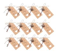 DECORNIJIA Rustic Key Bottle Openers 30Pcs Copper Vintage Design for Wedding Souvenirs and Bridal Shower Party Decorations