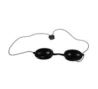 DECORNIJIA Safety Eye Patch UV Protection Eye for Cosmetic Procedures LED Therapy Tanning Bed Use Black Protective Eyewear