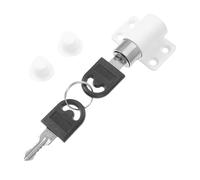 DECORNIJIA Safety Lock Zinc Alloy Sliding Window Lock with Key Theft Sash Stopper for Pet Protection Rustproof for Homes Schools and Offices
