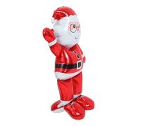 DECORNIJIA Santa Balloon Indoor Christmas Decorations Sweet Hello First Inflatable Eve Clause Giant Dad Holiday Outside Christmas Decorations Merry Stand Color Large Foil Red Aluminum Film