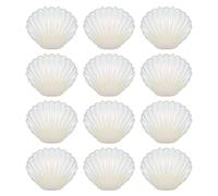 DECORNIJIA Seashell Candy Boxes 30Pcs Mini Storage Containers for Wedding Party Favour and Small Chocolate Holders