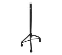 DECORNIJIA Senior Anti-Skid Quad Cane Replacement Tips, 15X20 Large Black Four-Point Wide Base, Universal Walking Stick Foot Pads for Stability and Support